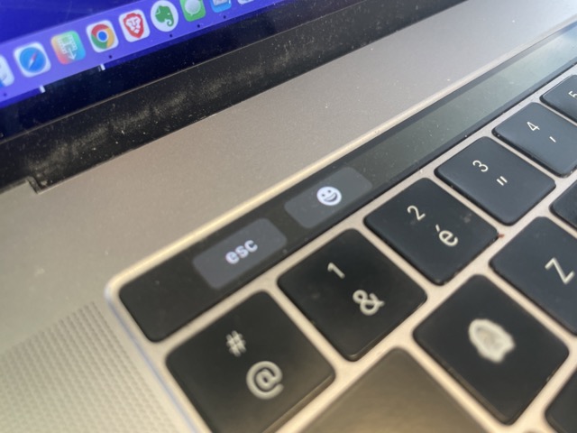 reparation touch bar