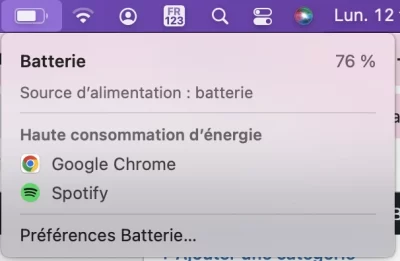 Verifier etat batterie macbook pro